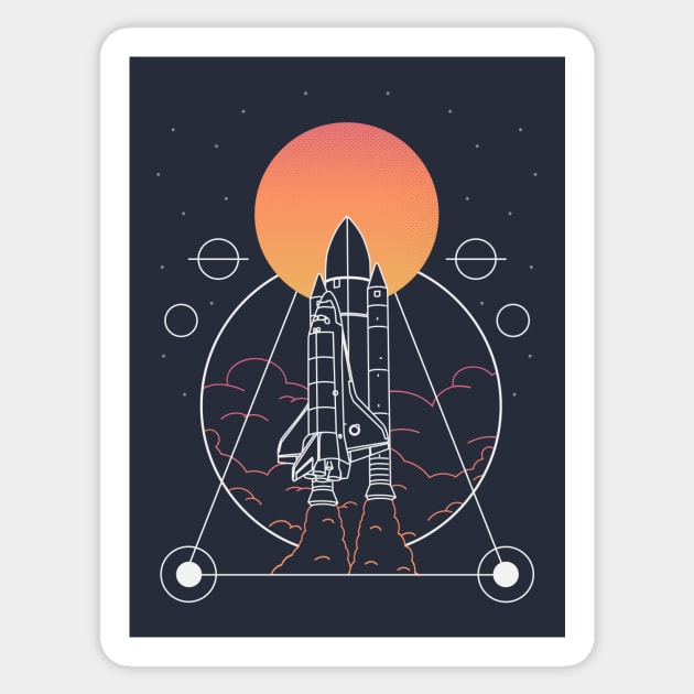 Escape This Gravity Sticker by PixelSamuel